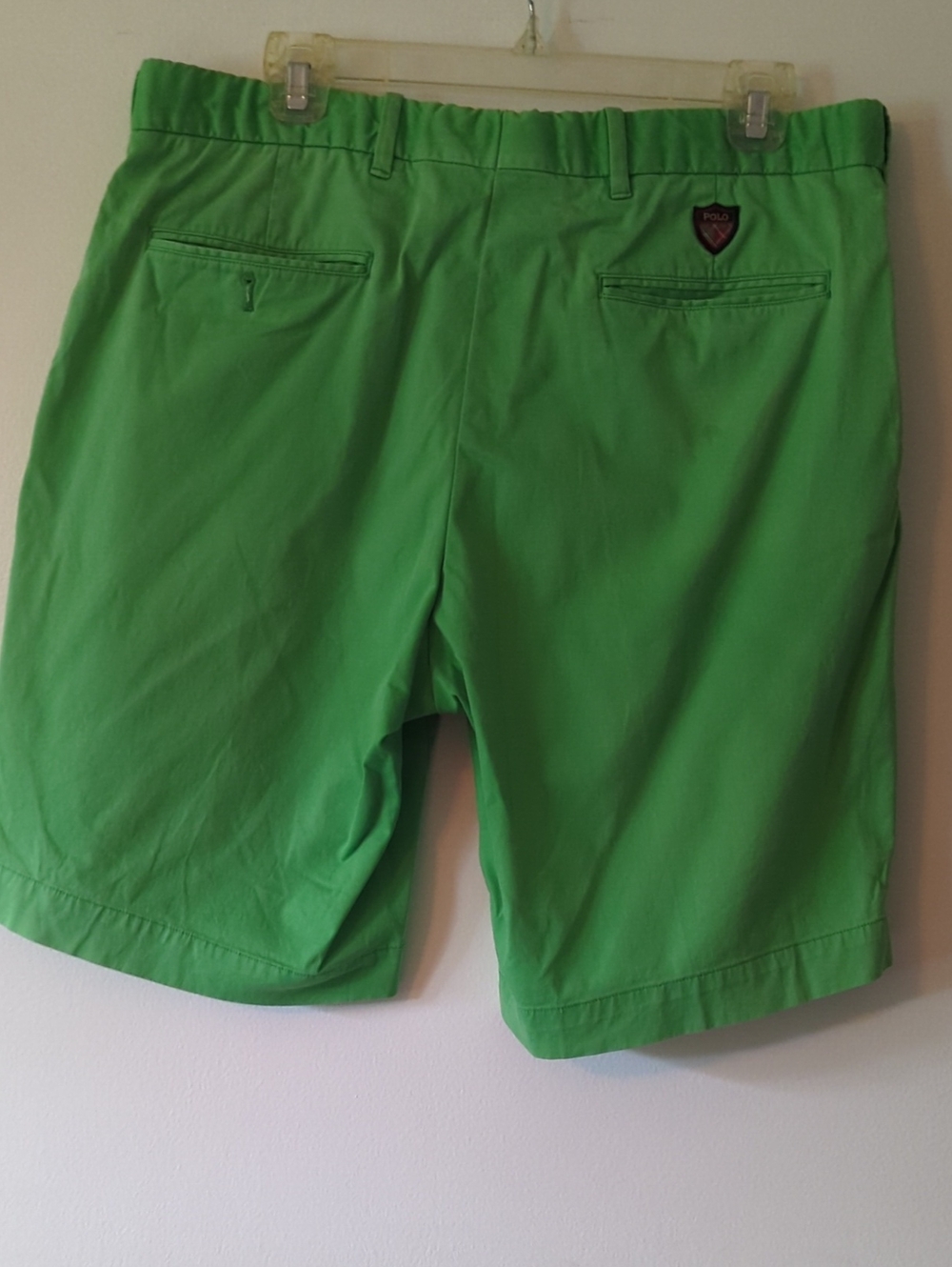 Polo by Ralph Lauren Green Shorts with Shield Crest Patch